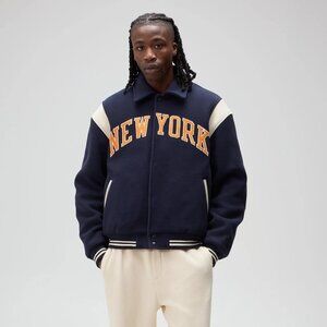 Kith for the New York Knicks Wool Varsity Jacket
